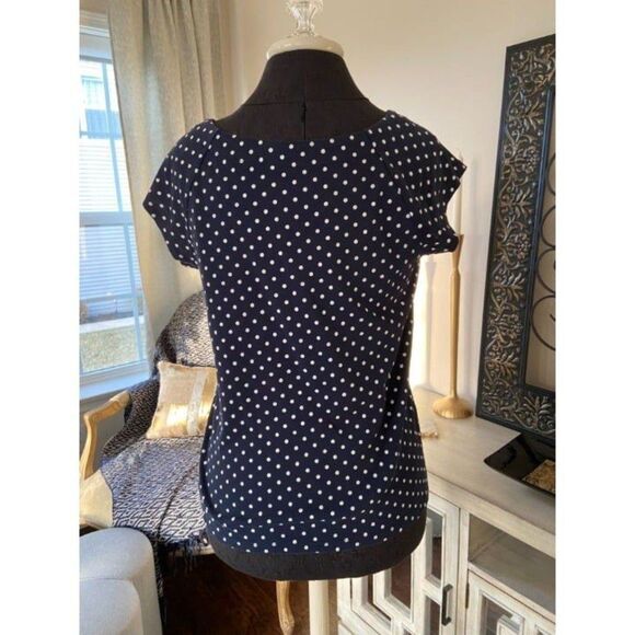 Blue and White Polka Dot Shirt (Medium) - Picture 2 of 4